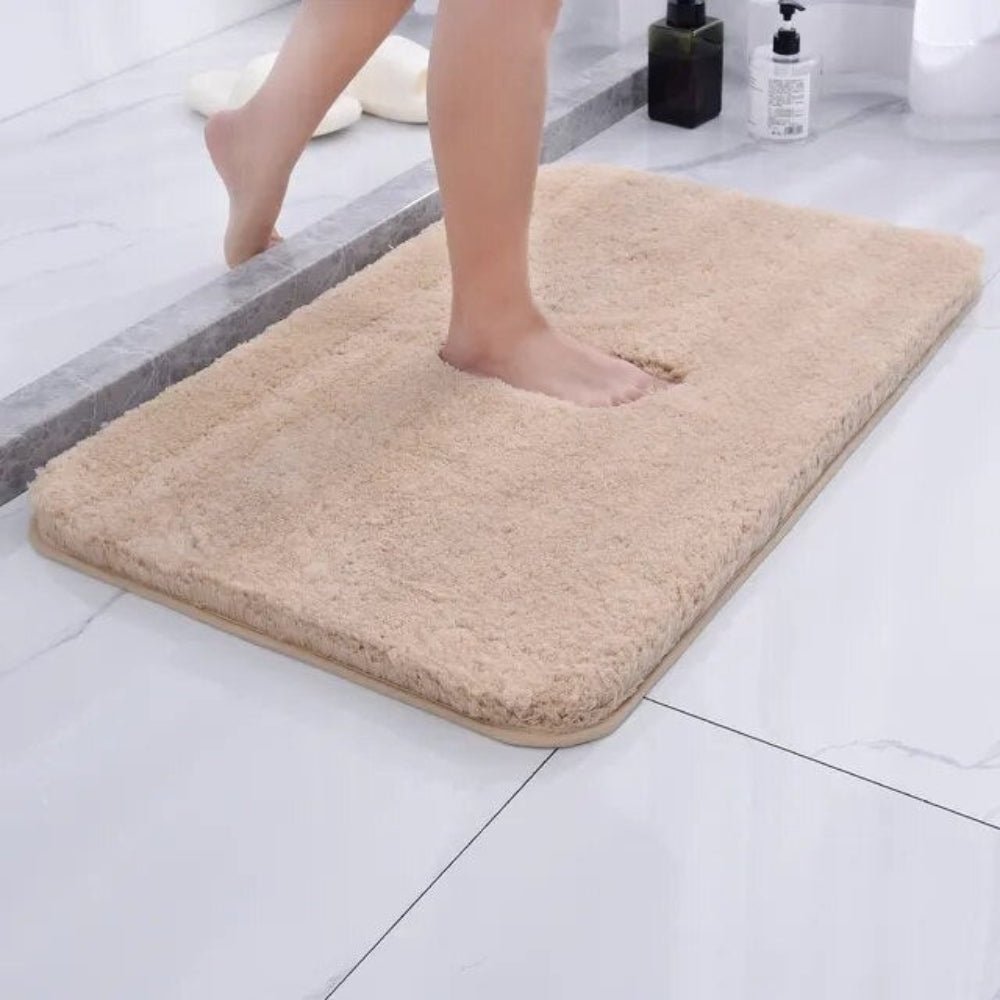 Plush Non-Slip Bath Rug – Soft Microfiber Bathroom Mat for Ultimate Comfort and Absorbency, 50 x 80 cm 2