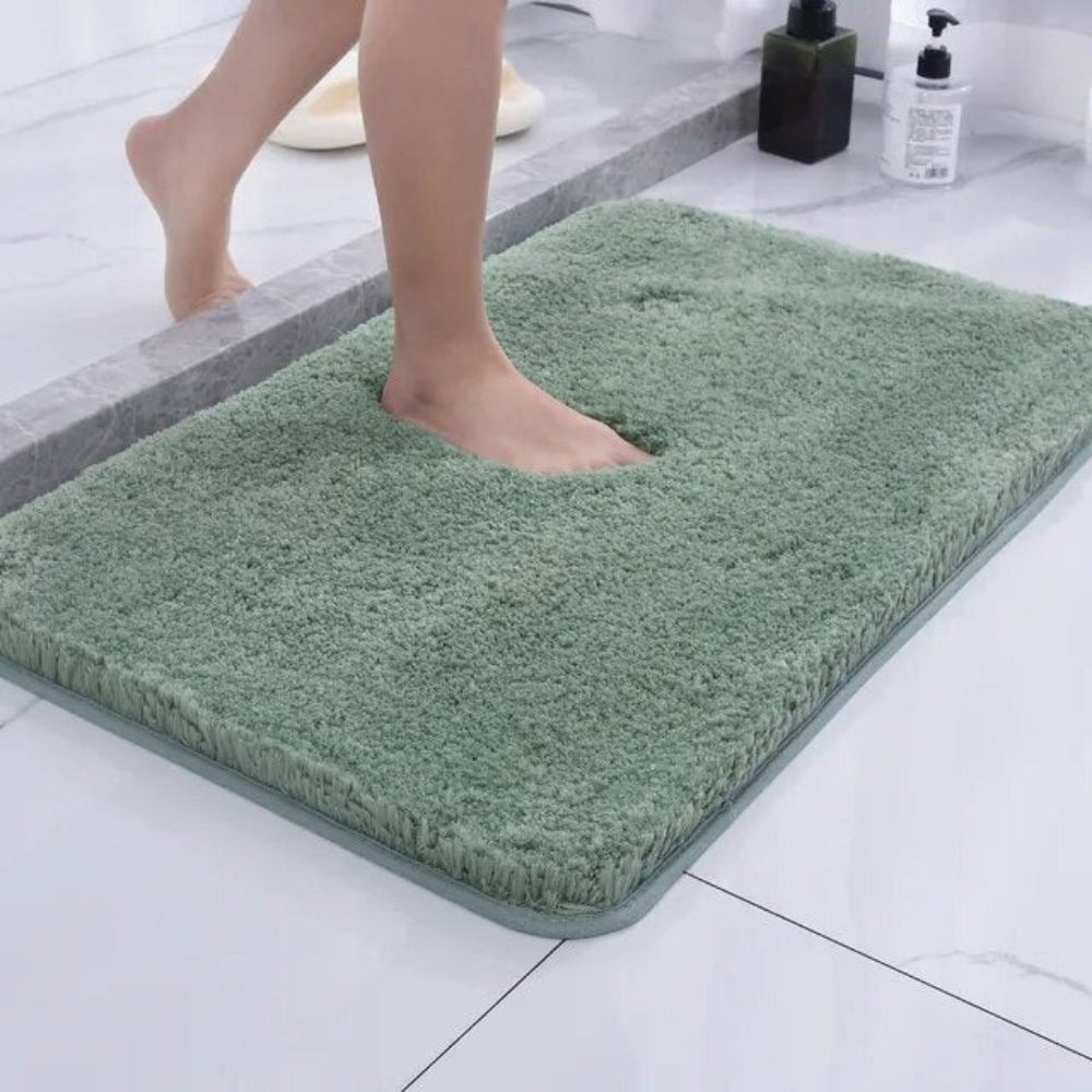 Plush Non-Slip Bath Rug – Soft Microfiber Bathroom Mat for Ultimate Comfort and Absorbency, 50 x 80 cm 4