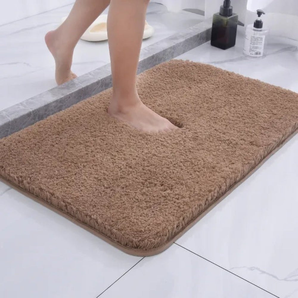Plush Non-Slip Bath Rug – Soft Microfiber Bathroom Mat for Ultimate Comfort and Absorbency, 50 x 80 cm 5