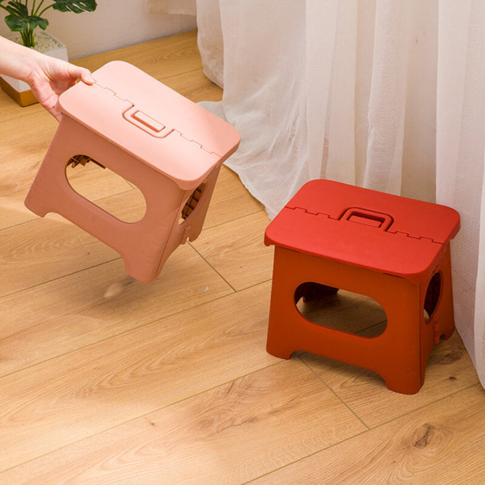 Portable Folding Step Stool with Handle – Lightweight and Compact Design for Kitchen, Bathroom, and Outdoor Use 3