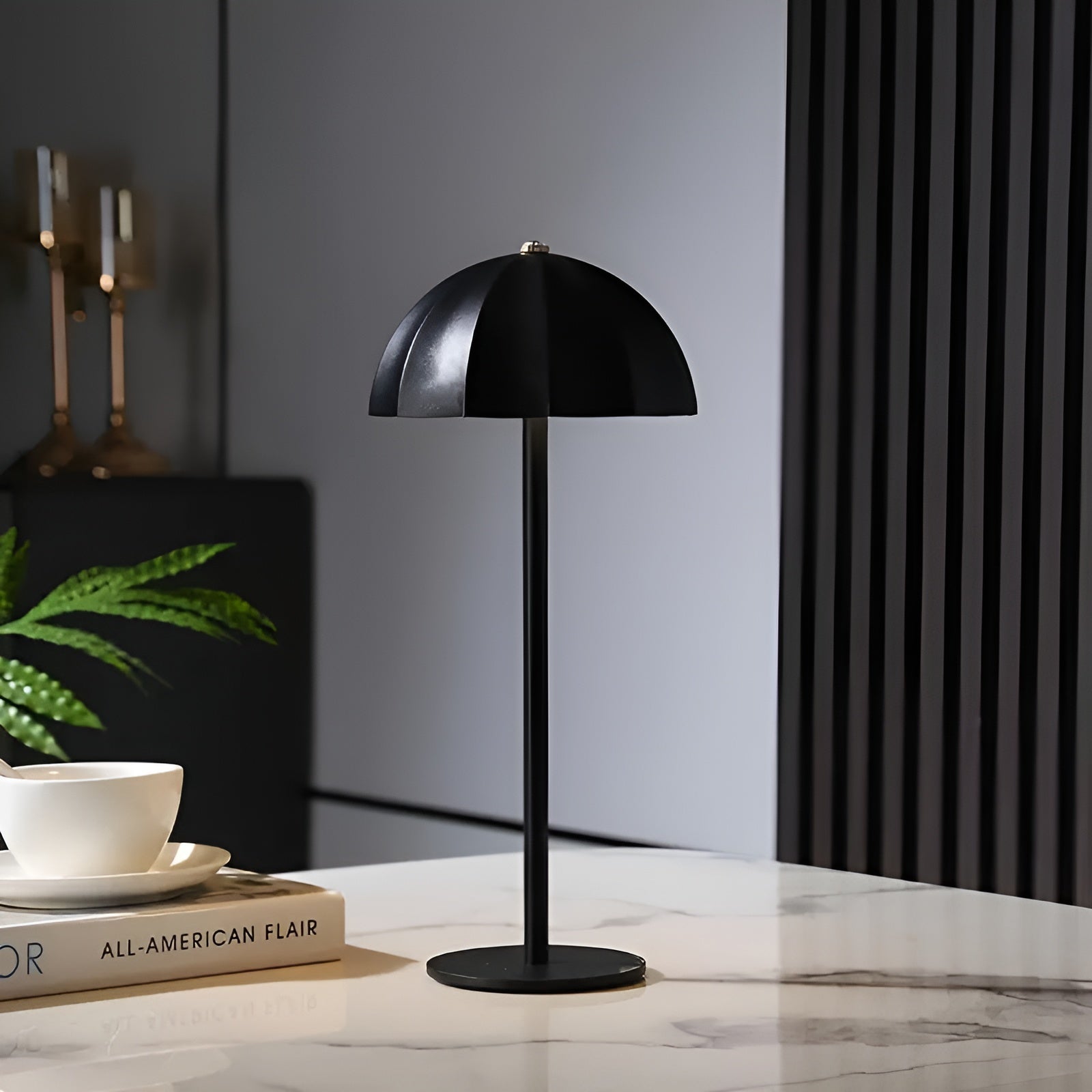 Portable Touch-Controlled LED Umbrella Lamp – Dimmable, USB Rechargeable, Eye Protection, Stylish Design 3