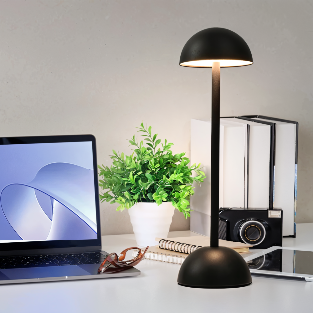 Portable Touch Control LED Desk Lamp – Cordless Rechargeable Small Table Lamp with USB-C Charging for Home and Office 3