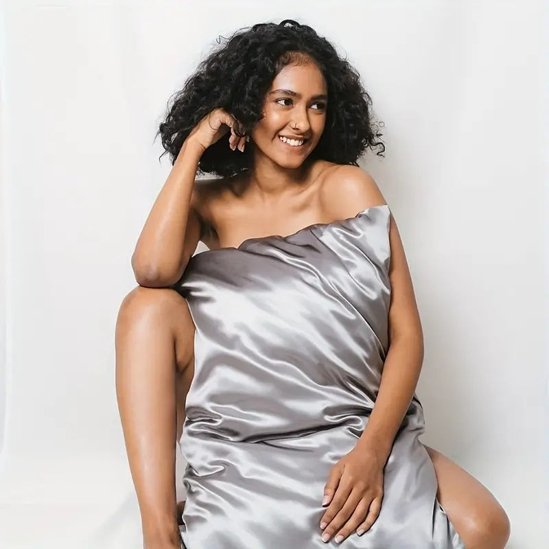 Pure Silk Pillowcase Set for Standard Pillow Size – Antibacterial, Hypoallergenic, and Hair-Friendly Sheets & Pillowcases 1