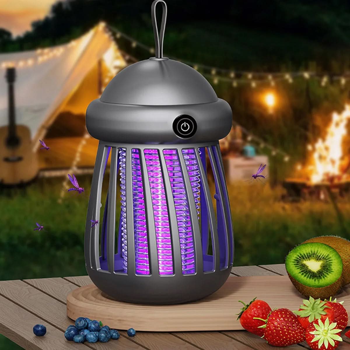 Quiet Mosquito Zapper with UV Light – Rechargeable Insect Killer for Indoor and Outdoor Use, Compact Design 3