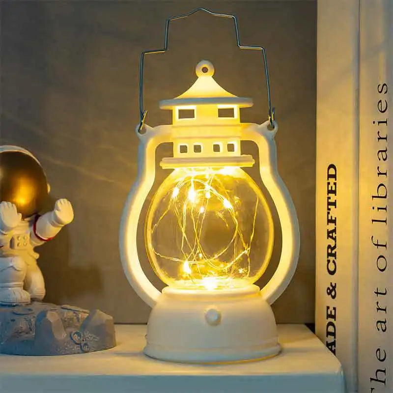 Retro LED Lantern Candle Holder – Battery Operated Decorative Light for Home, Events, and Romantic Settings 5