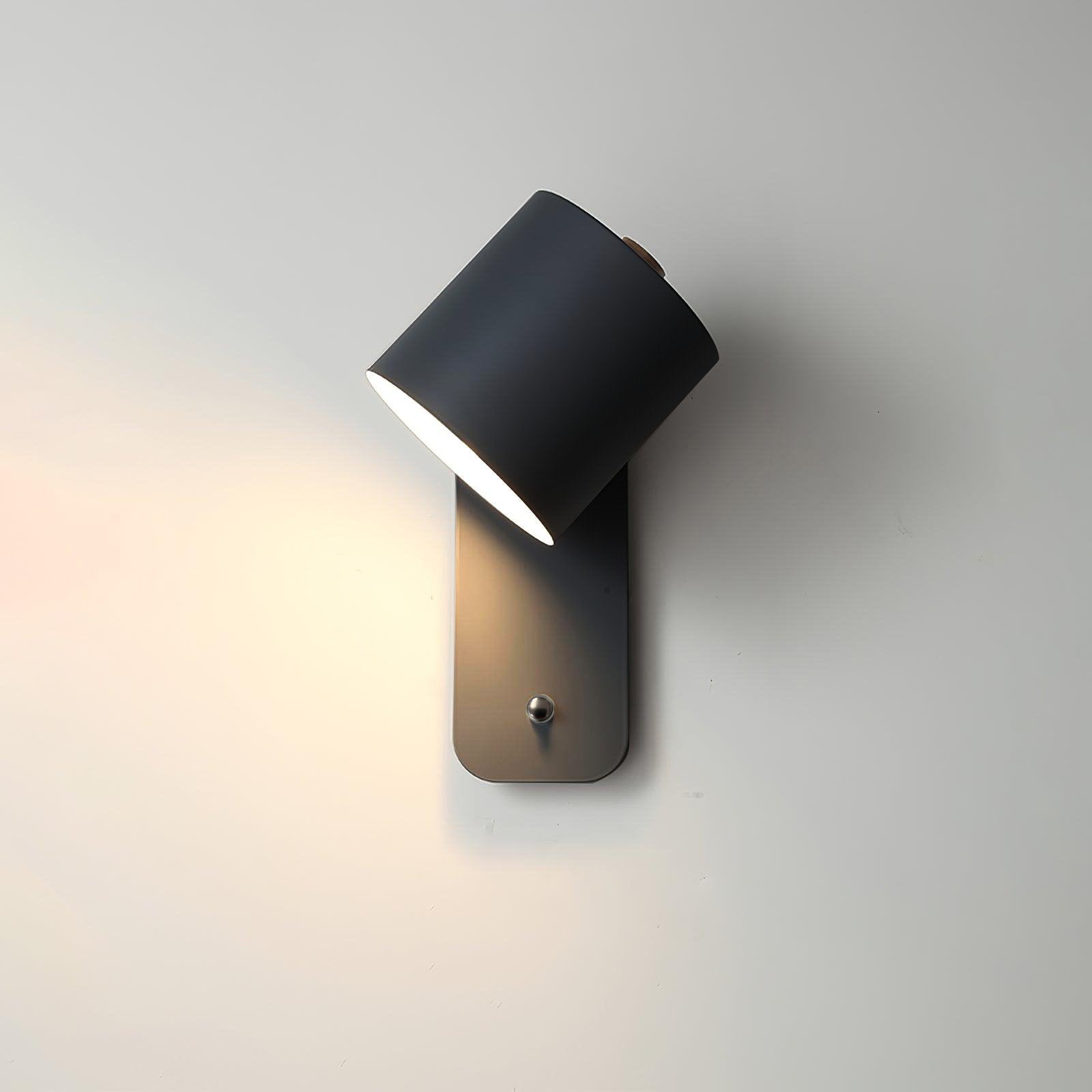 Rotatable Rechargeable Wall Lamp with Touch Control – Modern Cylinder Design for Indoor Use, USB Charging 8