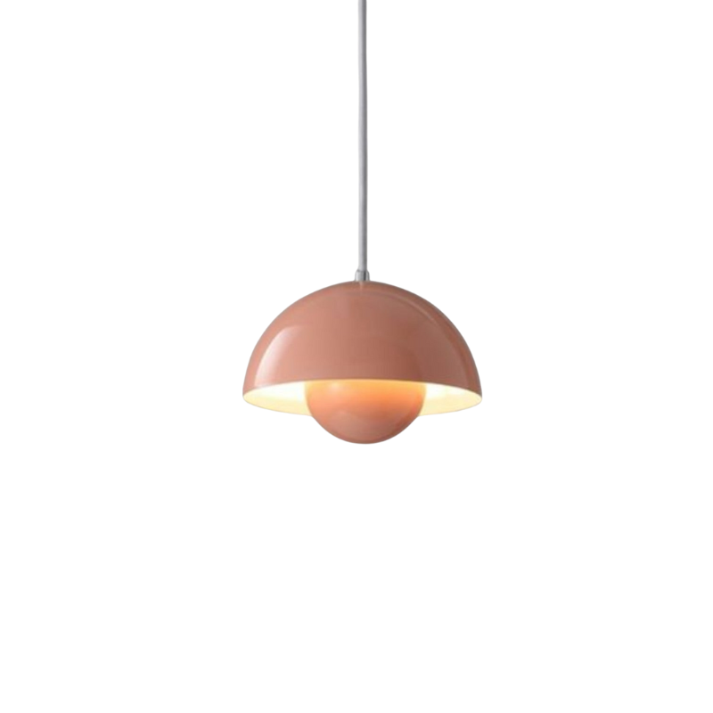 Scandinavian Semicircular Ceiling Light Fixture with Adjustable Cable and Dimmable LED – Modern Multi-Colored Design 14