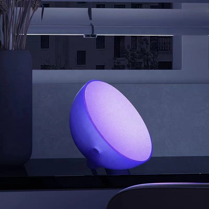 Smart RGBW Bedside Lamp with Voice Control and Music Sync – Eye-Caring LED Light for Customizable Ambiance 2