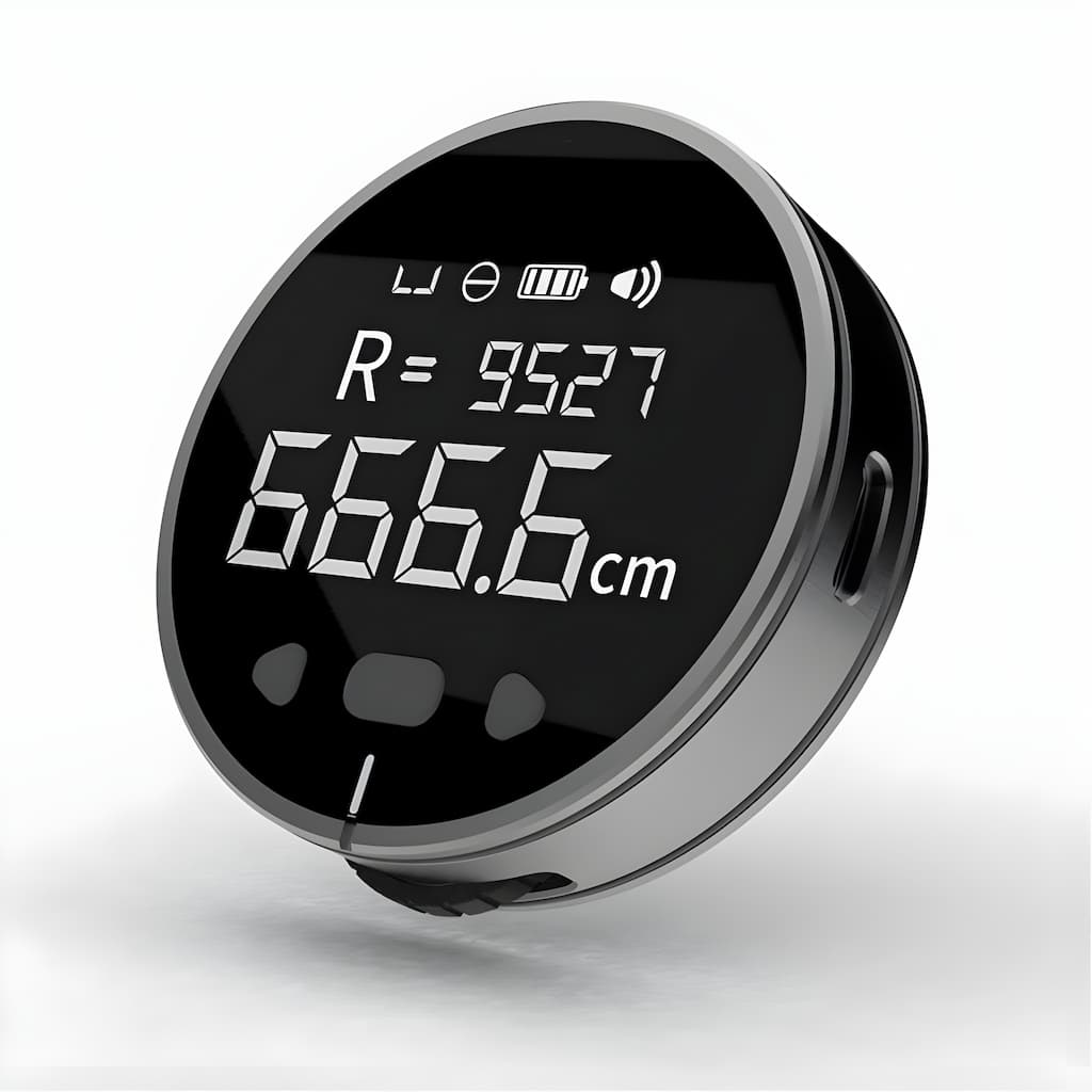 SnapMeasure Digital Tape Measure with 8 Modes and LCD Display – Accurate Measurements up to 99 Meters 4