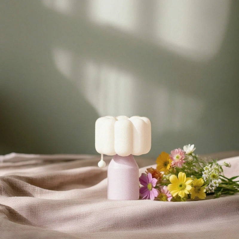 Soft Cloud Table Lamp – Rechargeable Cordless Night Light for Bedroom or Desk 0