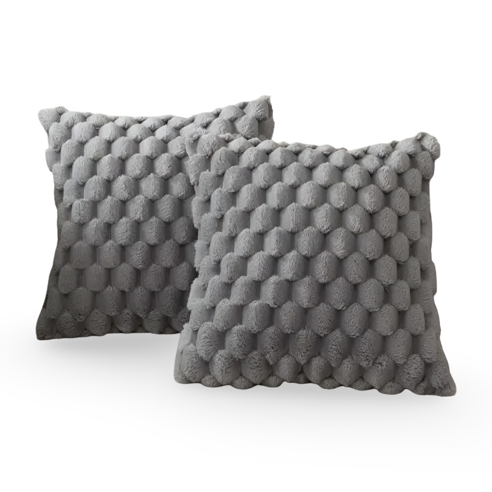Soft Fluffy Cushion Cover 50 cm x 50 cm – Cozy Decorative Pillow with Patterned Design for Home Décor 6