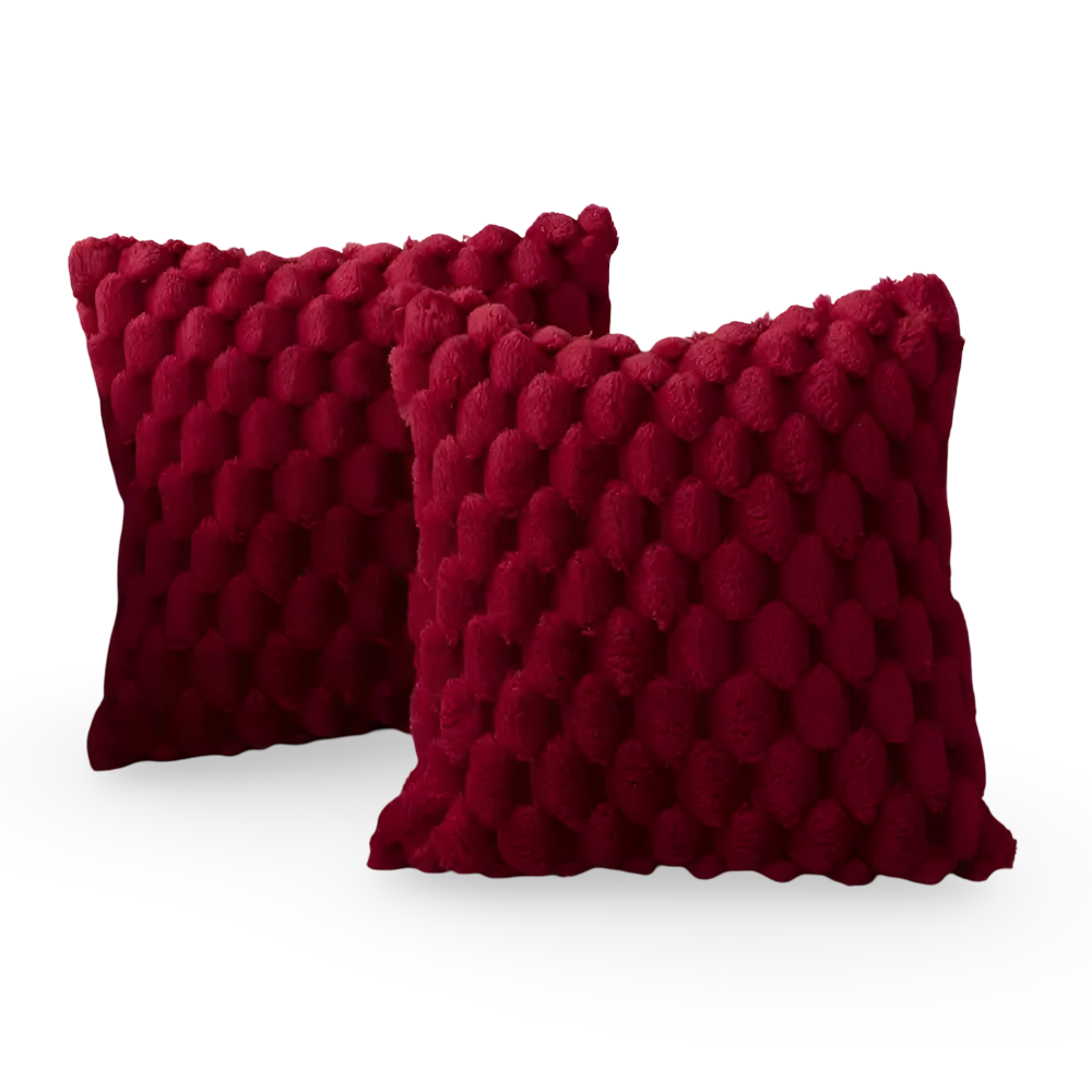 Soft Fluffy Cushion Cover 50 cm x 50 cm – Cozy Decorative Pillow with Patterned Design for Home Décor 8