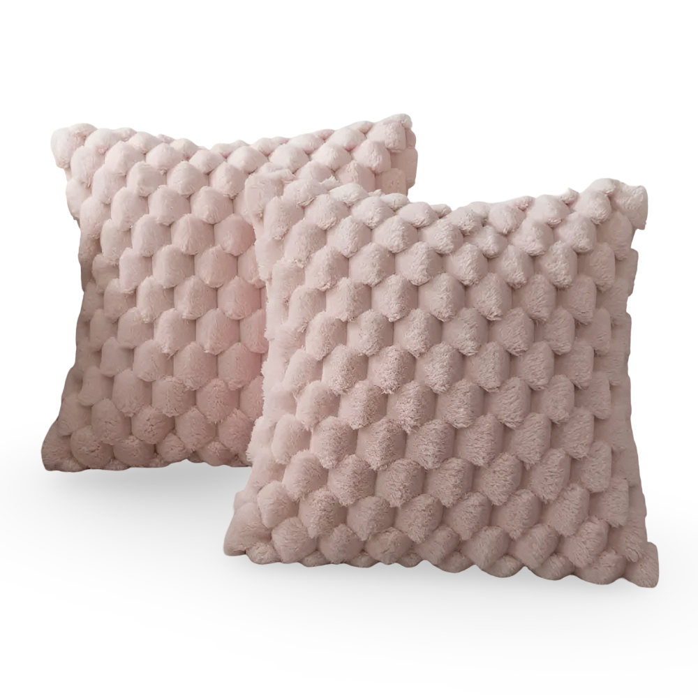 Soft Fluffy Cushion Cover 50 cm x 50 cm – Cozy Decorative Pillow with Patterned Design for Home Décor 9