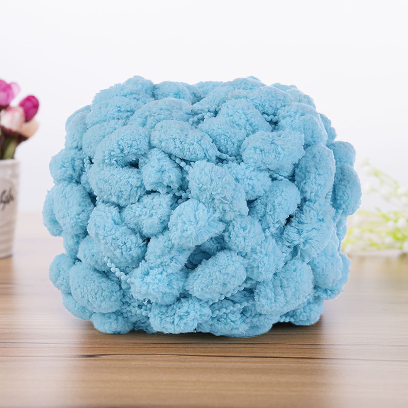 Soft Polyester Microfiber Yarn – Vibrant Colors for Knitting and Crafting, 6 Thick Balls, Durable and Easy Care 16