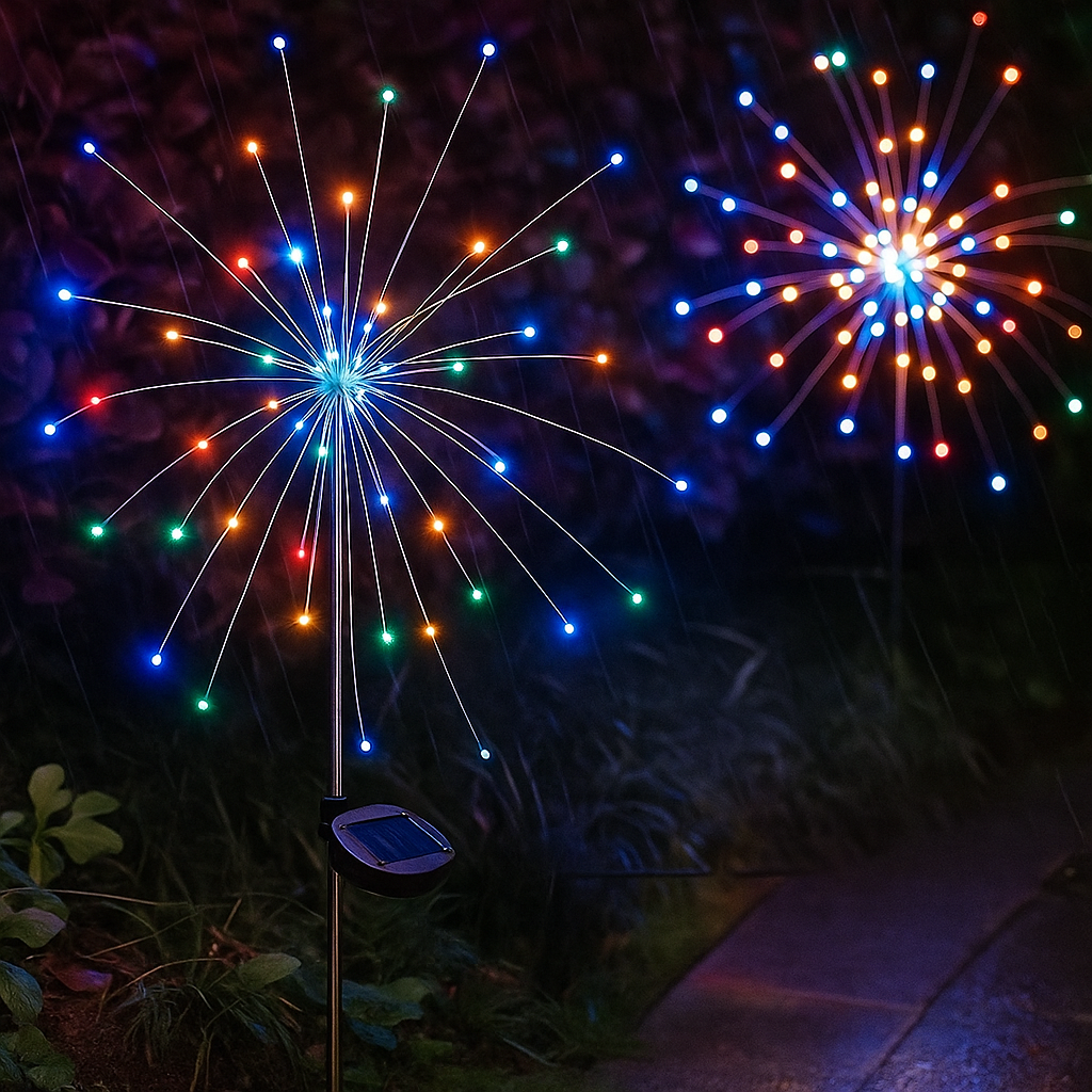 Solar Garden Light with 8 Customizable Modes – Weatherproof LED Outdoor Lights for Stunning Night Displays 3