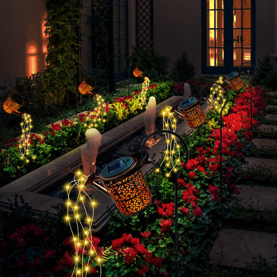 Solar Garden Light with Elegant Projection Patterns – 80cm Outdoor Lantern for Gardens and Yards 3