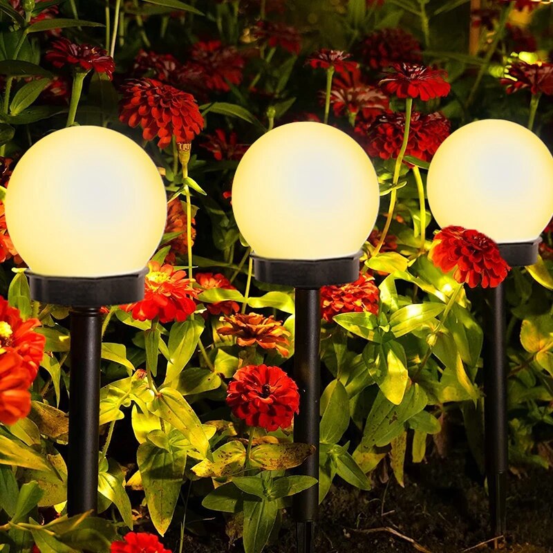 Solar Garden Lights - Weatherproof LED Outdoor Lighting for Pathways and Patios - Energy Efficient and Easy Installation 1