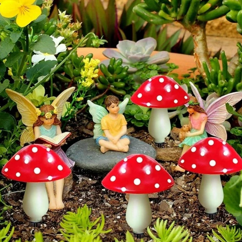 Solar Garden Lights with Whimsical Mushroom Design – 8 Lighting Modes, Waterproof Outdoor Lights for Enchanting Ambiance 2