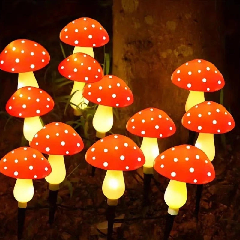 Solar Garden Lights with Whimsical Mushroom Design – 8 Lighting Modes, Waterproof Outdoor Lights for Enchanting Ambiance 4