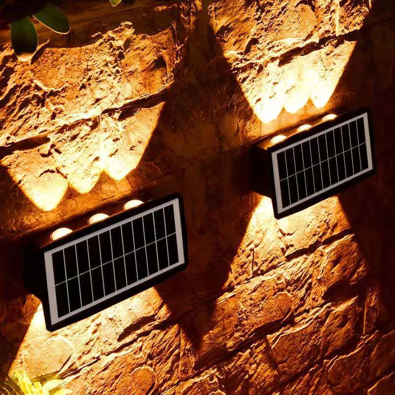 Solar Outdoor Wall Light – Energy Efficient LED Garden Lighting, Weatherproof Design for Patios and Pathways 4