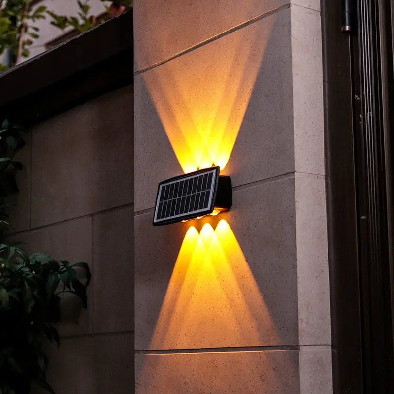 Solar Outdoor Wall Light – Energy Efficient LED Garden Lighting, Weatherproof Design for Patios and Pathways 6