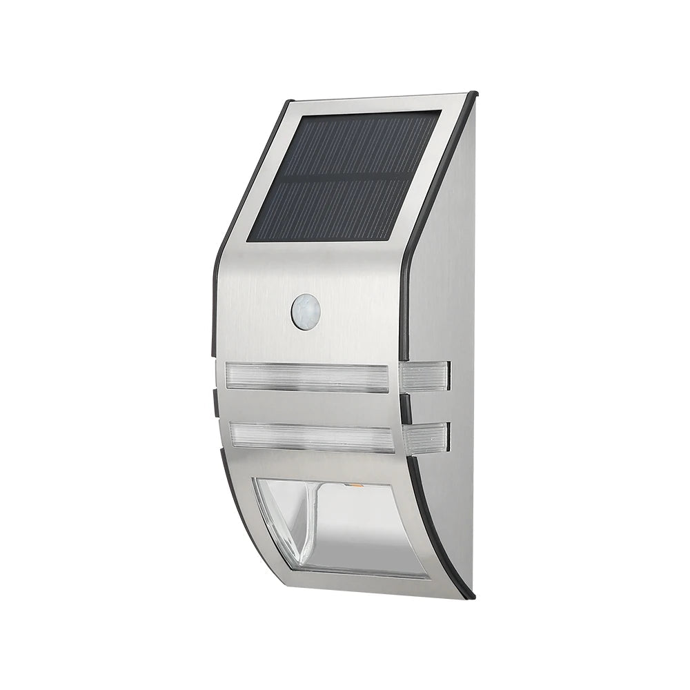 Solar Wall Light Outdoor with Motion Sensor – Waterproof Stainless Steel LED Exterior Wall Lantern for Garden and Patio 0