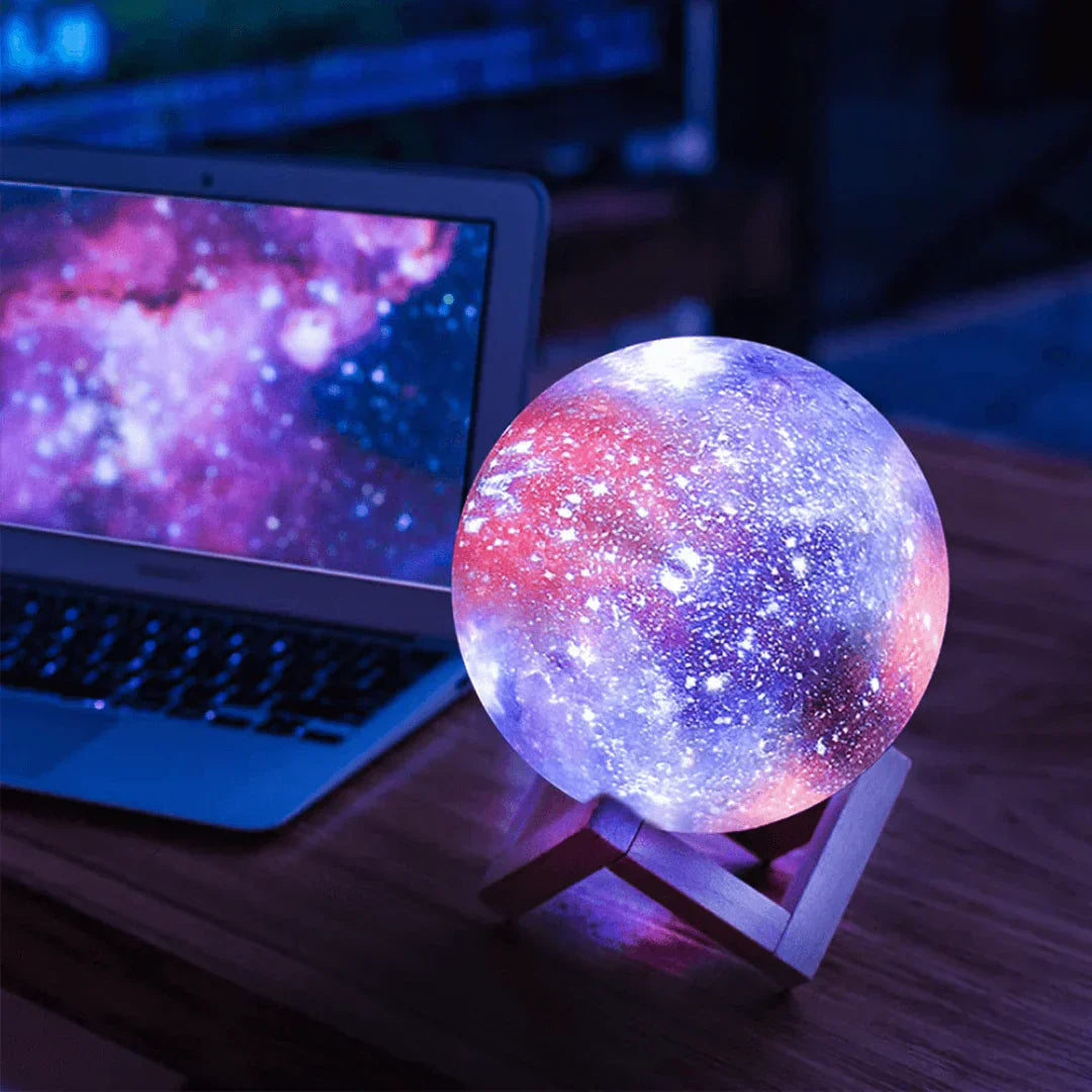Starry Sky LED Night Lamp with Touch Control – Rechargeable Night Light Projector for Relaxing Atmosphere 0