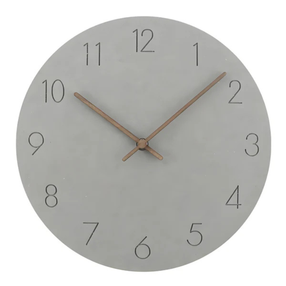 Stylish Wooden Wall Clock - Modern Minimalist Design for Home Decor - Silent Quartz Movement, 30x30cm 8
