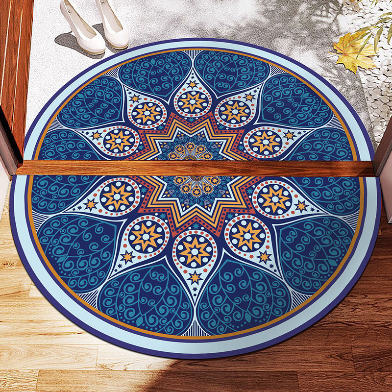 Super Absorbent Semi-Circular Rug – Stylish Design for Home, Easy to Clean, Stain-Resistant, Ideal for Hallways and Living Rooms 6