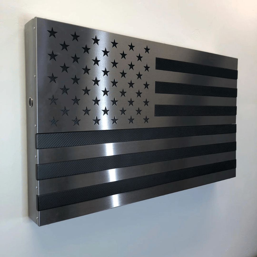 Metal Art of Wisconsin "THE BEAST" Carbon Fiber & Steel Strong Box