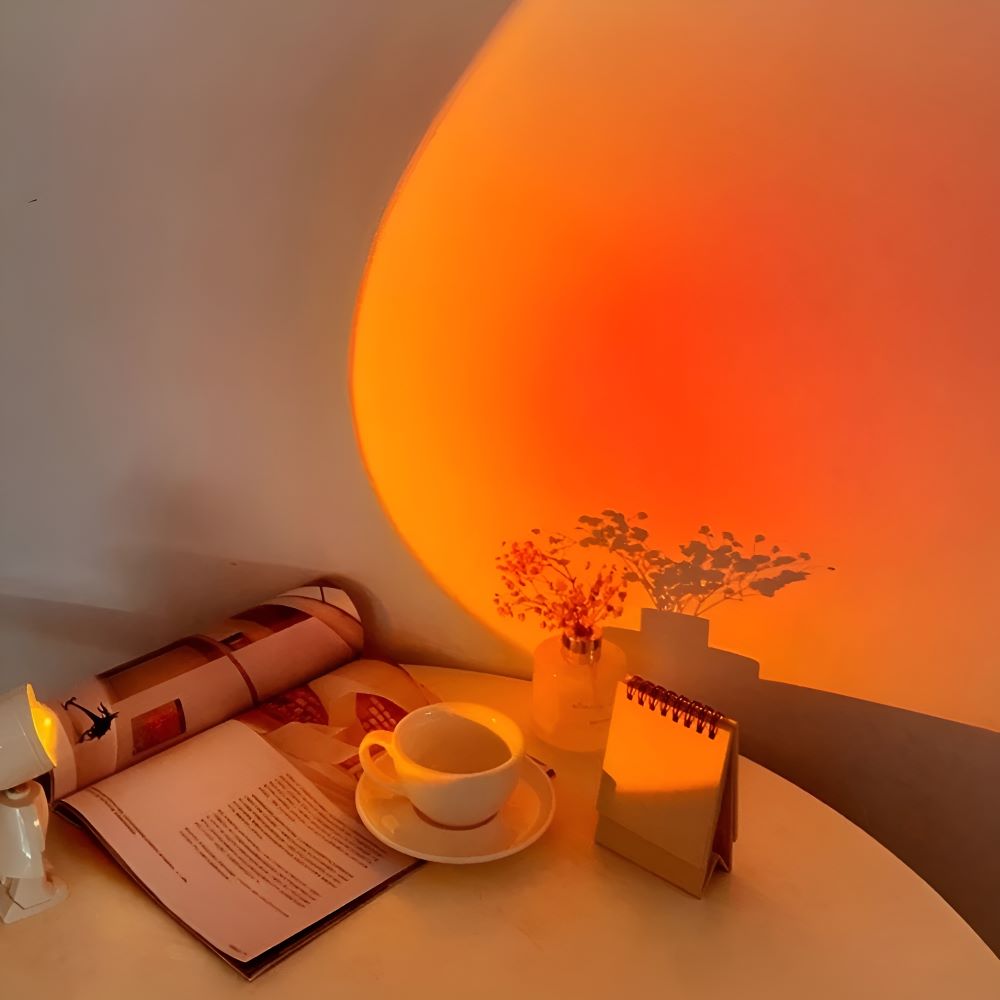 USB Sunset Projector LED Lamp with 360° Rotation – Adjustable Mood Lighting for Dreamy Ambience 2