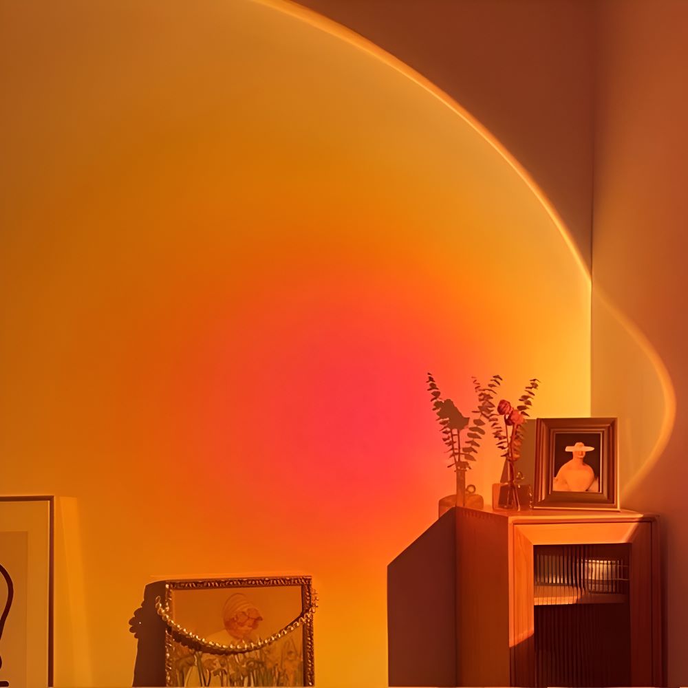 USB Sunset Projector LED Lamp with 360° Rotation – Adjustable Mood Lighting for Dreamy Ambience 7