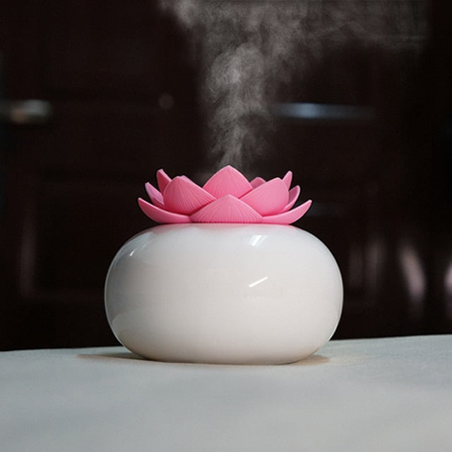 Ultrasonic Aroma Diffuser with Matte Ceramic Design, 200ml Electric Diffuser for Essential Oils, Calming Mist for Home or Office 6
