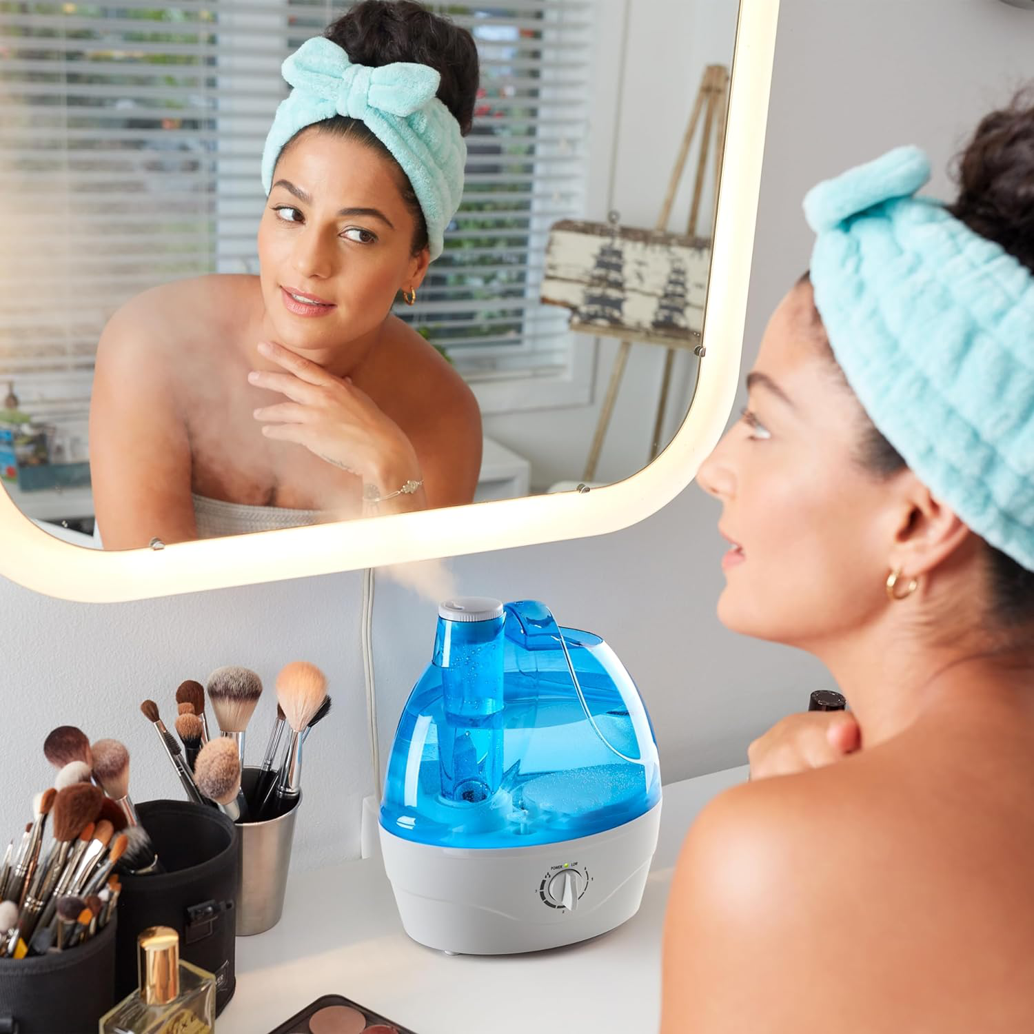 Ultrasonic Cool Mist Humidifier for Bedroom – 2.2L Tank, 360° Nozzle, Quiet Operation, Air Humidifier for Enhanced Comfort 4
