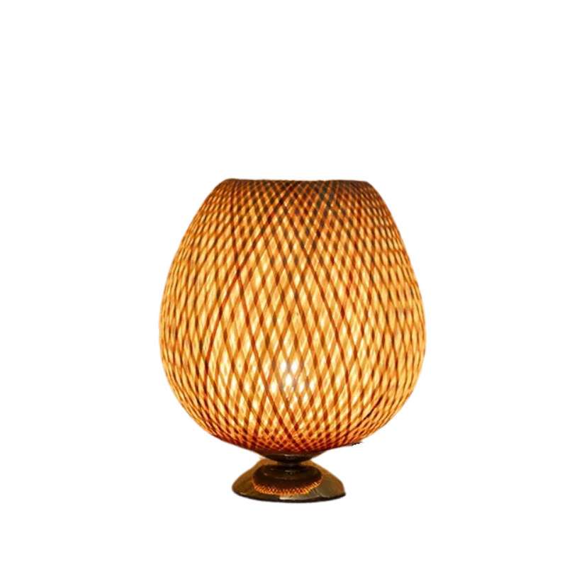 Vintage Bamboo Table Lamp for Living Room and Bedroom – Elegant Natural Design for Cozy Atmosphere 9