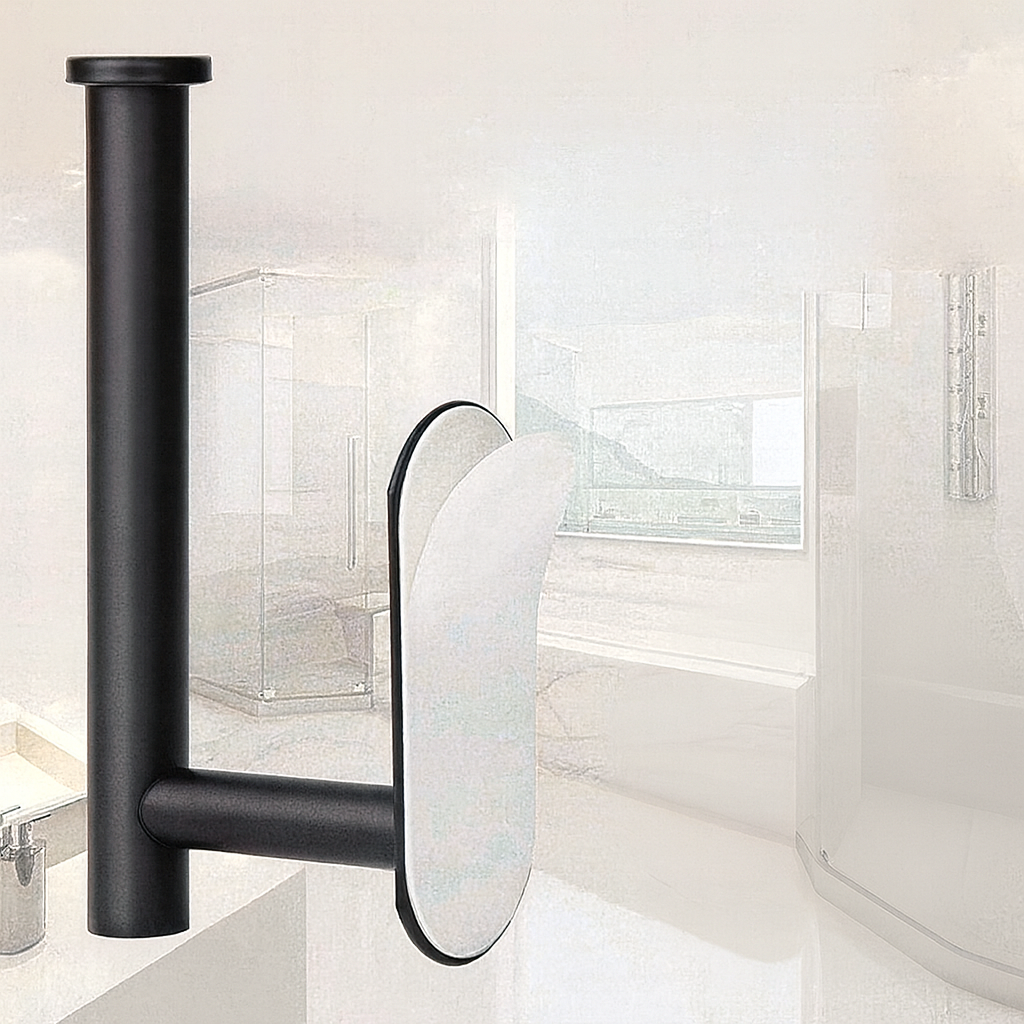 Wall-Mounted Stainless Steel Toilet and Kitchen Roll Holder - Durable, Modern Bathroom Accessory 10