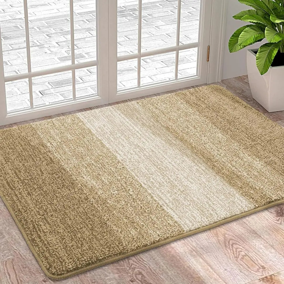 Washable Absorbent Rug with Anti-Skid Base – Soft Microfiber for Home Use, Ideal for Living Room and Kitchen 0