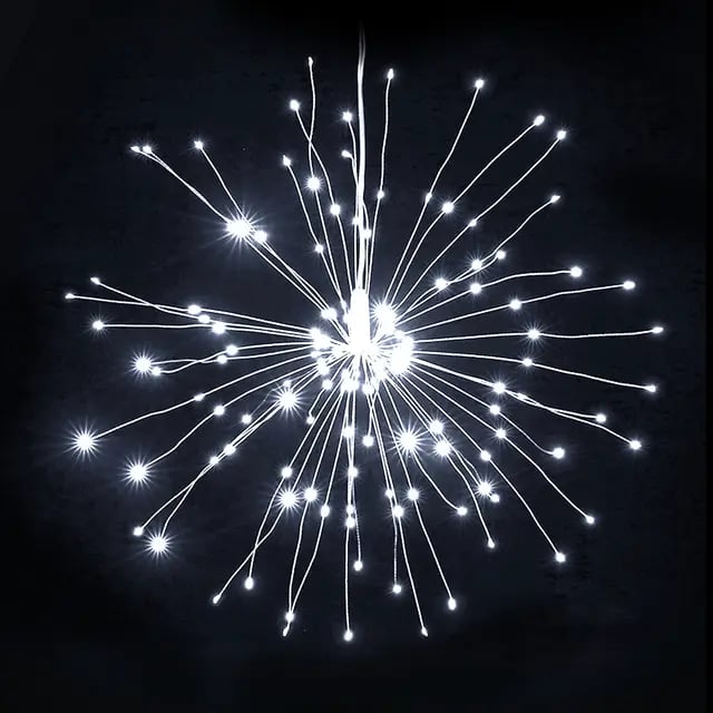 Waterproof LED Hanging Star String Lights with Remote Control, 8 Modes – Indoor & Outdoor Fairy Patio Party Lights 9