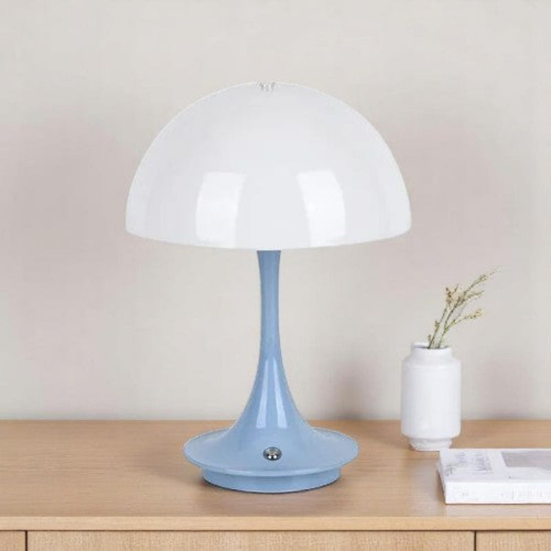 Wireless Mushroom Lamp – Scandinavian Design, Soft LED Light, Portable, Rechargeable, 9 in Height 3
