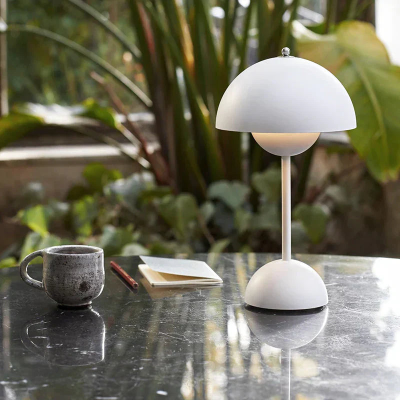 Solar LED Table Lamp | Warm Ambient Lighting for Cozy Interiors & Outdoor Evenings