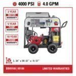Simpson BB65106 Big Brute Professional 4000 PSI (Gas-Hot Water) Pressure Washer