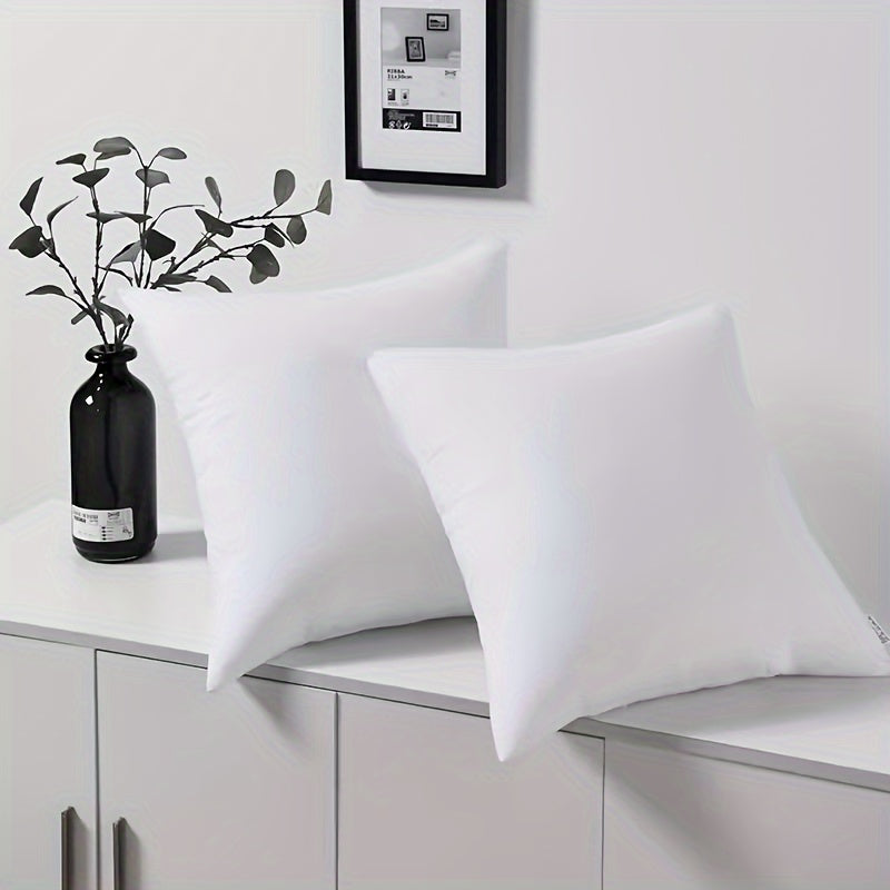 Soft and Fluffy Cushion Insert – White Pillow Core for Sofa, Bed & Home Decoration