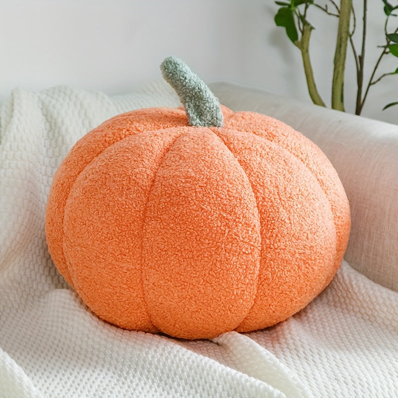 Cozy Pumpkin Cushion – Soft Plush Decorative Pillow for Fall, Halloween & Home Decor – Cute & Comfortable Accent