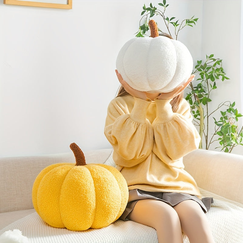 Cozy Pumpkin Cushion – Soft Plush Decorative Pillow for Fall, Halloween & Home Decor – Cute & Comfortable Accent