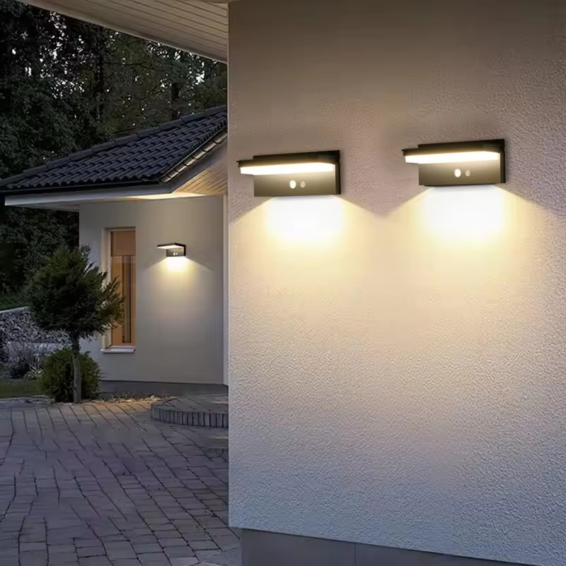 Solar Powered LED Wall Light with Sensor Control – Waterproof Outdoor Lighting for Garden and Terrace 4