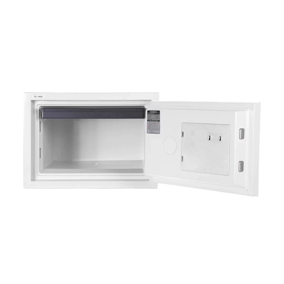 Hollon HS-310D 2-Hour Fireproof Home Safe with the door opened
