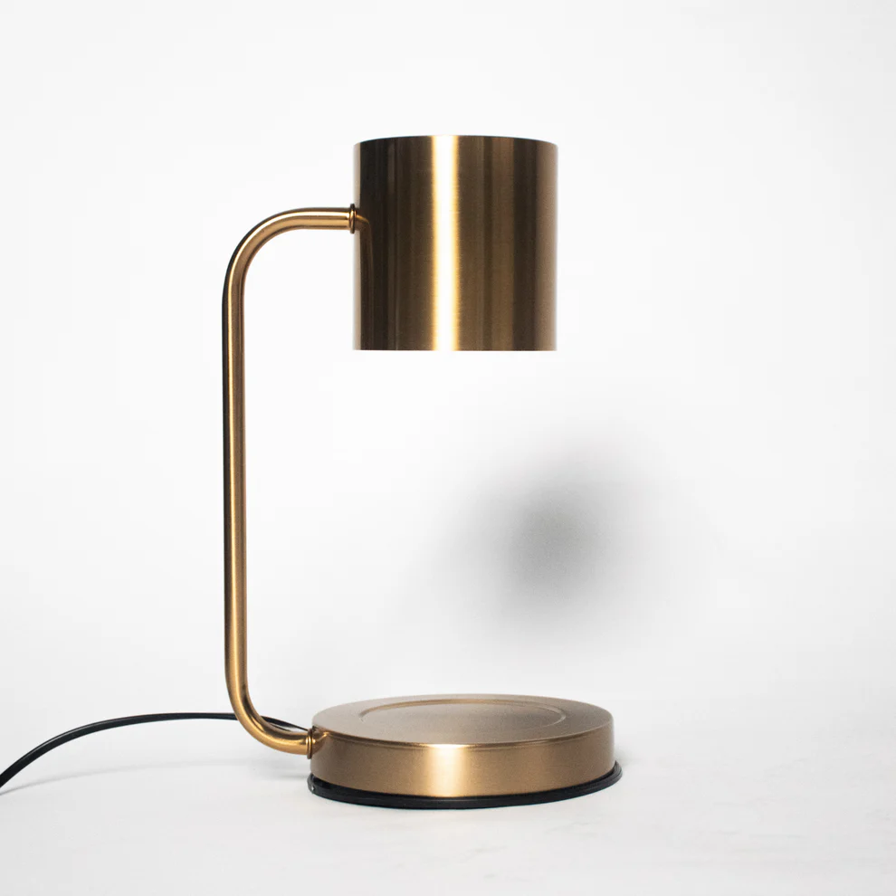 Luxury Candle Warmer Lamp – Fragrance Light with Scented Burner & Elegant Lampshade