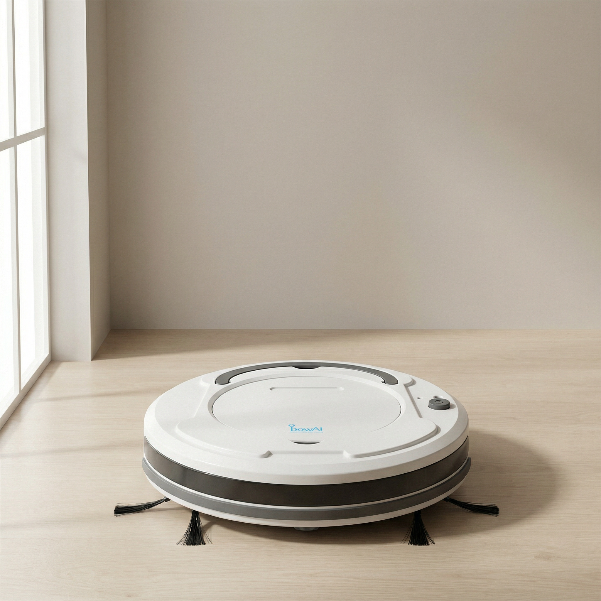 Extra Flat Robot Vacuum Cleaner with Strong Suction for Pet Hair – Ideal for Low Furniture and Automatic Cleaning