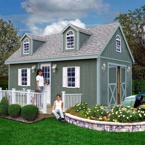 Best barns 12-ft x 20-ft Arlington with Floor Gable Engineered Storage Shed Installation Included