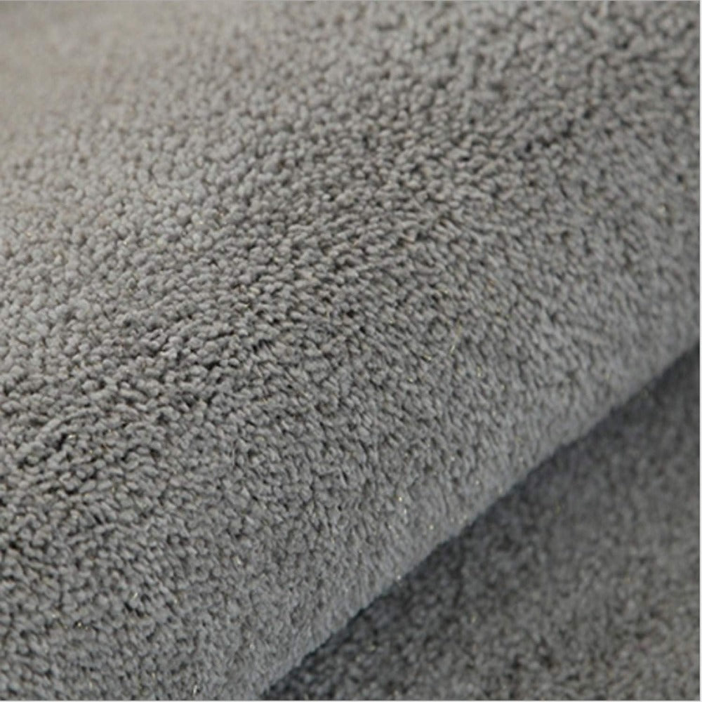 Close-up of gray carpet texture